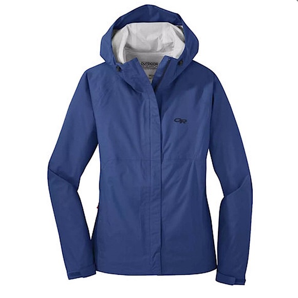 Outdoor Research Jackets & Blazers - NWT Outdoor Research Apollo Women’s Rain Jacket in Blue Size L